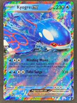 Pokemon Kyogre ex SVP178 SV Black Star Promos NM - Image 1