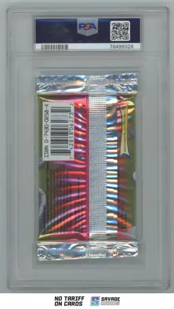 2000 Pokemon Neo Genesis 1st Edition (SEALED PACK) Meganium Foil PSA 8 - Image 2