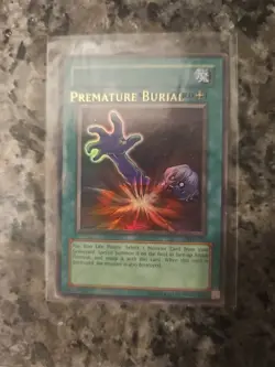 Premature Burial PSV-037 Pharaoh's Servant MISPRINT-Ultra Rare Yu-Gi-Oh (MP) - Image 1