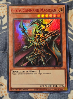 Chaos Command Magician RED Text LDS3-EN083 1st Edition Ultra Rare Yugioh - Image 1