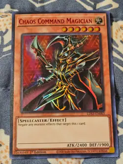 Chaos Command Magician RED Text LDS3-EN083 1st Edition Ultra Rare Yugioh - Image 2