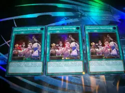 3x Dragonmaid Hospitality 1st Edition Super Rare RA03-EN068 Yu-Gi-Oh! - Image 1