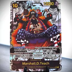 [ART CARD] Marshall.D.Teach OP09 Manga CUSTOM- ENGLISH- High Quality Texture - Image 2