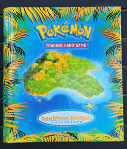 2001 Vintage Pokemon Southern Islands Binder - Binder + 5 Sleeves (No Cards) - Image 1