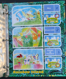 2001 Vintage Pokemon Southern Islands Binder - Binder + 5 Sleeves (No Cards) - Image 4