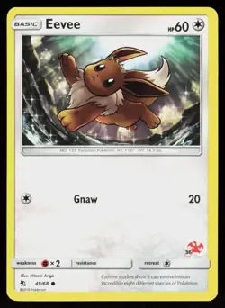 Battle Academy Eevee #049/068 CHARIZARD STAMP POKEMON CARD Promo - Image 1