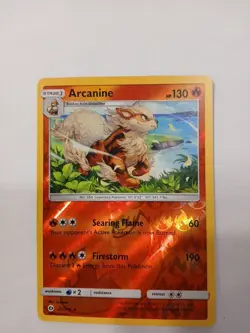 Arcanine - 22/149 - Rare Reverse Holo Sun & Moon - Pokemon Card - NM - Image 1