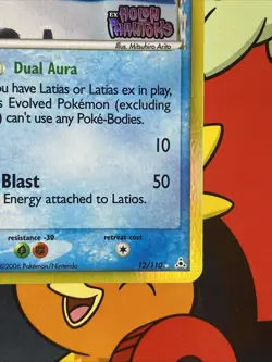 Latios 12/110 Holo Rare Holon Phantoms Reverse Holo Stamped Pokemon Card [NM-] - Image 4
