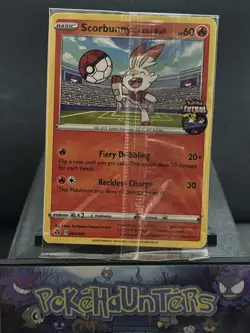 Pokemon Card Scorbunny On the Ball 004/005 Futsal Promo SEALED - Image 1