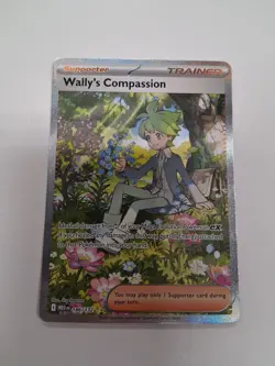 Wally's Compassion 186/132 Me01: Mega Evolution Holo Pokemon Card TCG - Image 1