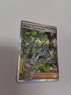 Wally's Compassion 186/132 Me01: Mega Evolution Holo Pokemon Card TCG - Image 3