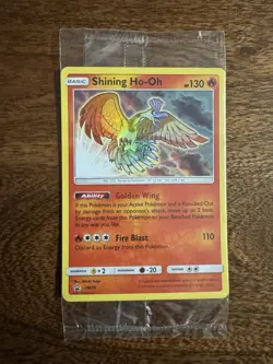 SEALED Shining Ho-Oh Promo SM70 Shining Legends Pokemon Card - Image 1