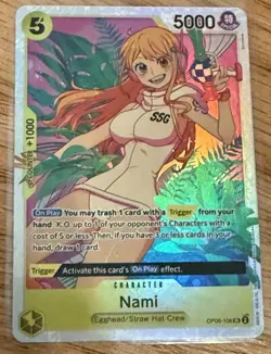 Nami OP08-106 SR One Piece Two Legends English One Piece Card NM - Image 1