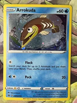 Arrokuda SWSH: Sword & Shield Promo Cards SWSH093 Near Mint NM Cosmos Holo Rare - Image 1