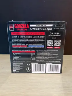 GODZILLA CARD GAME MONSTERS RAID AGAIN FACTORY SEALED 1st edition BOOSTER BOX - Image 2