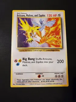 Articuno, Moltres And Zapdos Jumbo Promo Card Wizards Of The Coast Warner Bros - Image 1