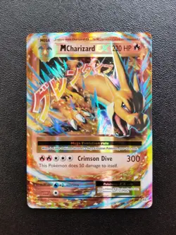 Mega Charizard EX 13/108 XY Evolutions Ultra Rare Pokemon Card NM - Image 1