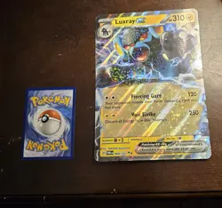 Pokemon Twilight Masquerade-Luxray EX Jumbo Promo Card 068/167 - Image 1