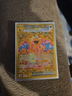 Pokemon TCG Charizard EX Hyper Rare Holo Card 228/197 Sv03 - Image 1