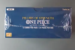 One Piece Card Game Booster Box | Pillars of Strength OP-03 | English | Sealed - Image 2