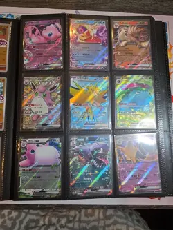 Pokemon Card Lot Binder V/VMAX Modern IR SIR Hits Ex 162 Cards NM Full Art - Image 3