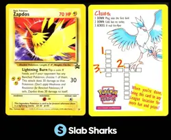 POKEMON TCG ZAPDOS #23 PROMO + LEGENDARY BIRDS INFORMATION AD CARD LOT - Image 1
