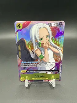 S-Snake (Alt Art) OP13-114 R Carrying on His Will - ONE PIECE Card Game ENGLISH - Image 1