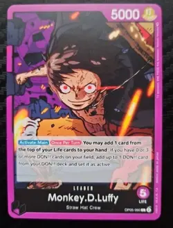 Monkey.D.Luffy - OP05-060 - Leader - Near Mint - English - One Piece Card Game - Image 1