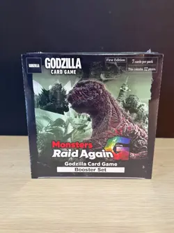 GODZILLA CARD GAME MONSTERS RAID AGAIN FACTORY SEALED 1st edition BOOSTER BOX - Image 1