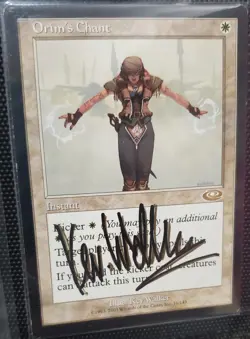 Orim's Chant Planeshift Regular SHADOW SIGNED BY ARTIST - Image 1