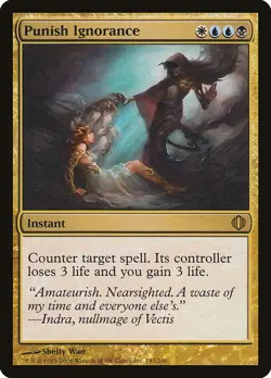 Shards of Alara Punish Ignorance MTG Magic the Gathering NM - Image 1