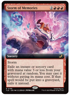 Storm of Memories - Extended Art Avatar MTG - Image 1