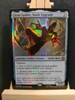 Iron Spider, Stark Upgrade FOIL - Marvel's Spider-Man - Rare - NM (see pics) MTG - Image 1