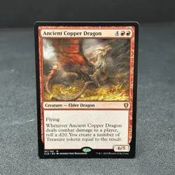 MTG Ancient Copper Dragon [CLB] 2022 - Image 1