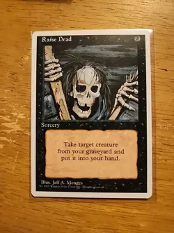 Raise Dead - Fourth Edition 4th - MTG Magic - Common - Black Sorcery - Image 1
