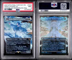 PSA 9 Venat Heart Of Hydaelyn (Borderless Foil) Final Fantasy 0329 FF14 MTG - Image 3