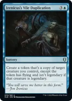 MtG Irenicus's Vile Duplication 78/361 Battle for Baulders Gate Regular Uncommon - Image 1