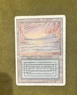 Magic the Gathering Underground Sea Revised Edition HP - Original owner - Image 1
