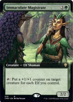 MTG Immaculate Magistrate (Extended Art) (679) | NM | Commander Legends {CMR} - Image 1