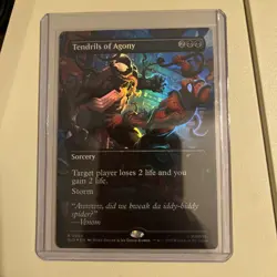 Tendrils of Agony Marvel Secret Lair Foil MTG Venom Spider-Man 2004 - Image 1