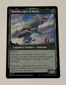 MTG Invasion of Ikoria Zilortha, Apex Of Ikoria March of the Machine LP - Image 2