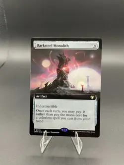 Darksteel Monolith (Extended Art) Commander Masters Regular MTG 0778 - Image 1