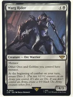 Warg Rider NM/M* Lord Of The Rings ENGLISH 0826 mtg - Image 1