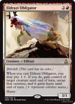 FOIL ELDRAZI OBLIGATOR Oath of the Gatewatch MTG - Image 1