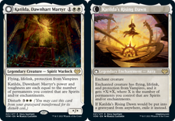 MTG Katilda, Dawnhart Martyr // Katilda's Rising Dawn, Innistrad: Crimson Vow, L - Image 1