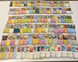 Pokemon Cards Lot. 100+ Card Lot! Lot #152 . Bulk Lot. Starts At A Low Price! - Image 1