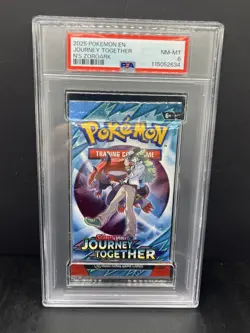 2025 Pokemon Scarlet & Violet Journey Together N's Zoroark Sealed Pack PSA 9 - Image 1