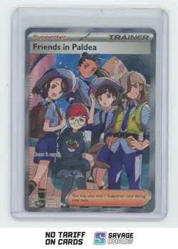 2025 Pokemon Scarlet & Violet Prismatic Evolutions Full Art Friends in Paldea - Image 1