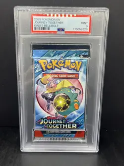 2025 Pokemon Scarlet & Violet Journey Together Ionos Bellibolt Sealed Pack PSA 9 - Image 1