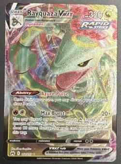 Pokemon Rayquaza VMAX 102/159 Ultra Rare Crown Zenith Full Art Holo NM - Image 1